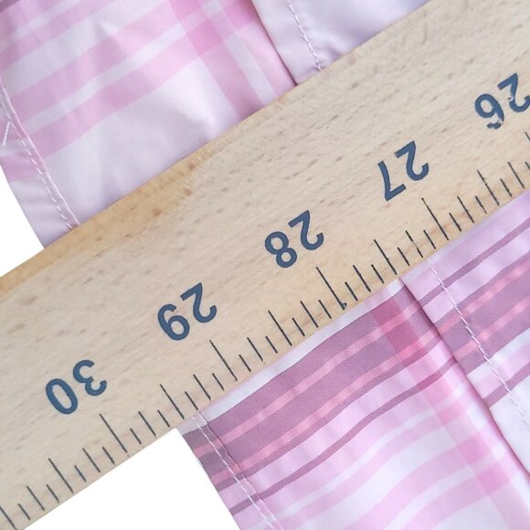 Eddie Bauer Womens Adventure Shirt XXL Pink Plaid Short Sleeve Button-Up Hiking - Picture 11 of 16